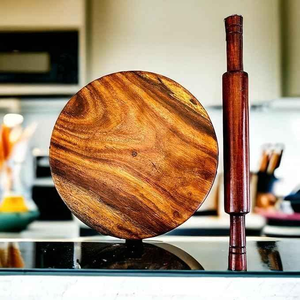 High Quality Designer Wood Chakla Belan Set World Craft - Product Image 3