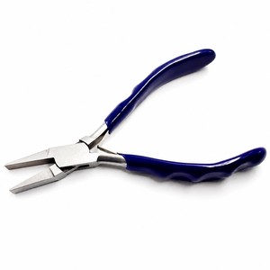 Flat <b>Nose</b> Pliers 5.75 Inch Finger Handle Jewelry Making Wire Bending Tool ZetomedPro - Product Image 1