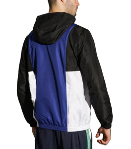 Veste coupe-vent homme à blocs de couleur, légère, à capuche, zippée, style sport, pour le printemps - Product Image 4