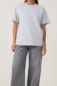 Camiseta de Verano Personalizada para Mujer, de Algodón 100% Ecológico, Transpirable, de 300 g/m², con Hombros Caídos, Estilo Urbano - Product Image 6