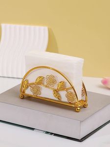 Luxury Premium Marble Finish Tissue <b>Box</b> Cover HDHMR Wooden Tissue Holder for Living Room Office - Product Image 5