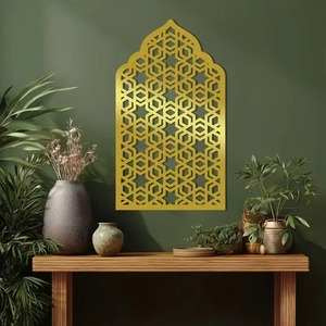 Arabic <b>Islamic</b> <b>Metal</b> <b>Wall</b> Decoration Calligraphy Hanging Home Artwork - Product Image 3