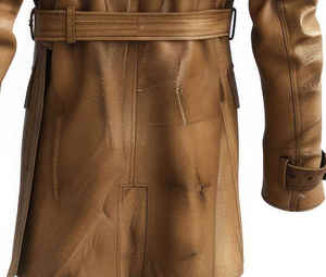 Chaqueta de cuero para hombre, estilo nuevo, tallas grandes, abrigos largos de moda, chaquetas de cuero marrón para hombre - Product Image 6