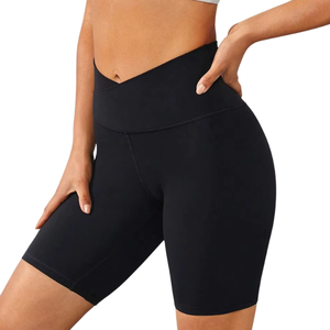 Shorts de Yoga para Mujer, Cintura Elástica, Poliéster/Spandex, Ajuste Ceñido, Secado Rápido, Personaliza con tu Logo, Novedad 2026 - Product Image 3