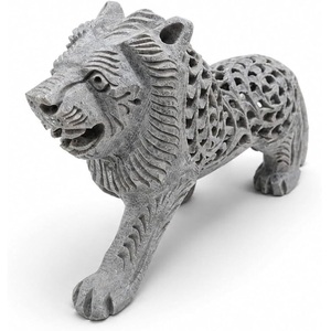 High Quality Natural Soapstone Hand Carving Jali Work For Home Decor Office At Wholesale Price - Product Image 2