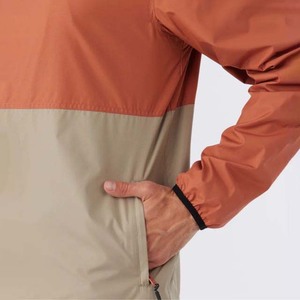 Custom Two Tone Color Zip Up Polyester Spandex <b>Lightweight</b> <b>Waterproof</b> Windbreaker <b>Jacket</b> Hiking <b>Running</b> Breathable <b>Jacket</b> - Product Image 4