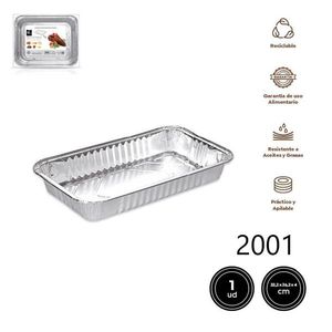 Barquette rectangulaire en aluminium 32,2x26,2x4cm - Product Image 3