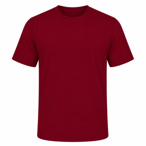 Camiseta de Hombre 100% Algodón Jersey, Manga Corta, Lisa, Teñida, Ecológica, Transpirable, Diseño Personalizado, Logotipo OEM, Mejor Calidad - Product Image 2