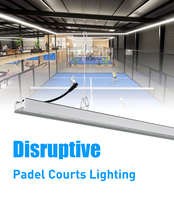 Éclairage LED 30W 34W pour terrains de padel intérieurs, gazon artificiel pour padel, 42 pièces, IP65, 500 lux 750 lux