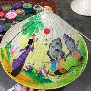 Bamboo Palm <b>Leaf</b> Conical Hat Premium Handmade Woven Hat Vietnam Souvenir Gift Wholesale Manufacturer Custom Design - Product Image 5