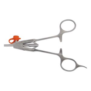Porte-aiguille laparoscopique, instrument chirurgical manuel certifié CE Classe II, pour utilisation en chirurgie d'arthroscopie - Product Image 1