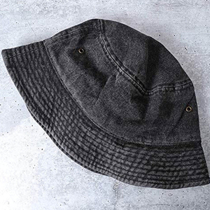 Chapeau Bob en Denim Unisexe Gris Délavé Décontracté Printemps-Été Adulte 56-58CM - Product Image 4