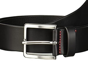 Nuevo Cinturón Casual de Cuero Genuino Negro Marrón con Hebilla Metálica de Cierre Automático Plateada, Resistente al Agua y Duradero para Hombre - Product Image 5