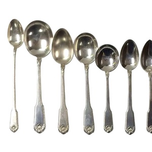 Ensemble de couverts en acier inoxydable de haute qualité au design moderne avec manche martelé, pour mariage, restaurant, maison - Product Image 2