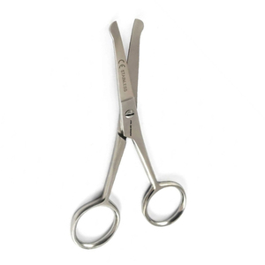 Ciseaux de sécurité pour poils du nez, oreilles et visage, tondeuse manuelle en acier inoxydable pour l'épilation - Product Image 6