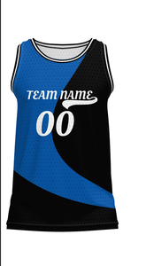 Camiseta de Baloncesto Personalizada Unisex sin Mangas, Diseño Vectorial en Dos Tonos, Sublimada, Impermeable y Transpirable - Product Image 2