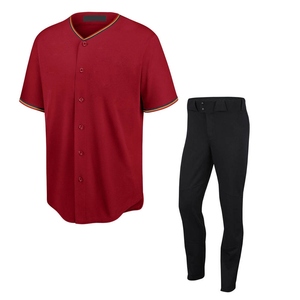 Uniforme de Béisbol para Adultos de Alta Calidad 2026, Último Diseño, Pantalones de Uniforme Premium de Manga Corta con Absorción de Humedad para Hombre - Product Image 1