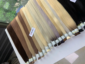 <b>Russian</b> Hair Extensions Nano Hair Extensions Hair Extensions 100gram Light Color - Product Image 3
