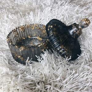 Boîte à bijoux décorative artisanale avec couvercle, boîte de rangement pour bijoux, boîte décorative pour la maison - Product Image 1