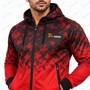 Custom <b>Mens</b> Sublimation Tracksuit Set Full Zip Jacket <b>Pants</b> Athletic Sportswear Training <b>Running</b> Fitness Gym Team Uniform - Product Image 6
