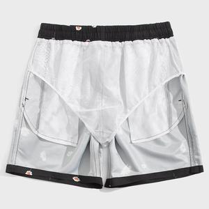 Haute qualité hommes marguerite imprimer Shorts de bain confortable coupe ample cordon taille été Sports de plein air pantalons courts - Product Image 4