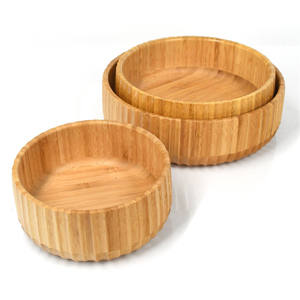 ชุดอาหารค่ำไม้เชอร์รี่แท้ คลาสสิก ทนทาน ทนความร้อน เป็นมิตรกับสิ่งแวดล้อม ปลอดภัยสำหรับอาหาร ชามสลัดไม้ คุณภาพพรีเมียม สำหรับงานเลี้ยง ขายส่ง - Product Image 6