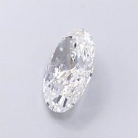 Diamant ovale 2,42 carats, couleur D, pureté VVS2, pierre cultivée en laboratoire CVD, polissage excellent, idéal pour une magnifique bague de fiançailles.