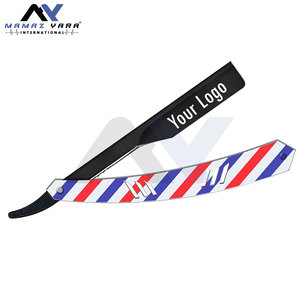 มีดโกนหนวดแบบตัดคอสำหรับร้านเสริมสวยแบบปรับได้มีดพับสำหรับทำผมและใบหน้า - Product Image 2