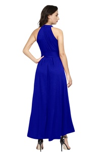 Vestido sin mangas de satén de alta calidad para niñas Vestido formal de estilo minimalista para niños para el verano - Product Image 3