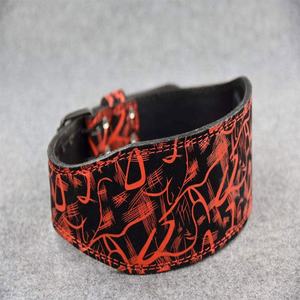 Venta al por mayor 3D impreso cinturón de cuero levantamiento de pesas cuero personalizado Anime 7mm Powerlifting cintura soporte gimnasio cinturón con hebilla de acero - Product Image 5