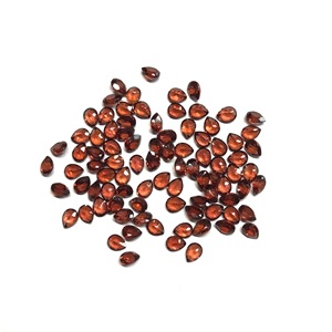 Vivaaz IGI certifié AAA Grade 3x5mm grenat rouge naturel poire facettes coupe pierres précieuses en argent en vrac taille personnalisable de haute qualité - Product Image 3