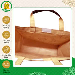 Latest Style Wholesale Supply Bohemian Style Eco-Friendly Jute Tote Bag with Shoulder Webbing Duty Tape Handle at Low Price - Product Image 5