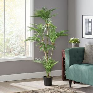 66.5 Inch Artificial Palm <b>Tree</b> Decorative Indoor <b>Outdoor</b> Living Feature - Product Image 1