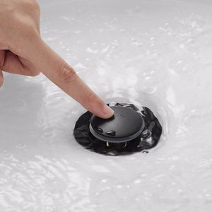 Rubinetto per lavabo bagno nero opaco a 3 fori in acciaio inossidabile con braccio alto, tubo flessibile e scarico a scomparsa, per lavabo. - Product Image 3