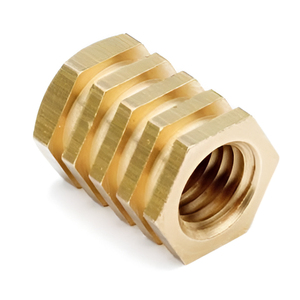 Inserts hexagonaux en laiton de qualité supérieure pour le moulage par injection plastique et le fixation filetée - Product Image 1