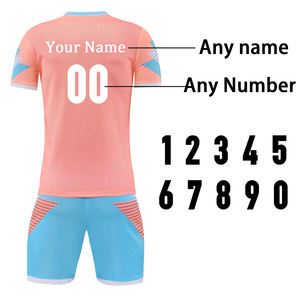 Conjunto de Uniforme de Fútbol Profesional Transpirable para Hombre, Jersey de Entrenamiento Ligero que Absorbe la Humedad con Pantalones Cortos Deportivos a Juego - Product Image 6