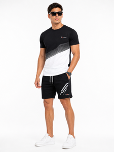 Ensembles de vêtements de sport personnalisés unisexes avec logo, ensembles d'été, vêtements en deux pièces, t-shirt en coton, ensembles de shorts - Product Image 3