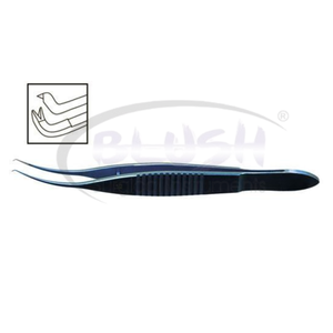 Corneal Utility Forceps Colibri Type 0.12mm Titanium Ophthalmic Microsurgical Corneal Grasping Instrument By <b>Blush</b> Surgical - Product Image 3