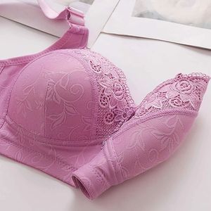 เสื้อชั้นในกีฬาแบบเต็มคัพ ระบายอากาศได้ดี รองรับทรงได้ดีเยี่ยม สำหรับผู้หญิง ออกกำลังกาย ฟิตเนส โยคะ ยิม ผ้าเนื้อยืด แอคทีฟแวร์ ผลิตตามสั่ง OE - Product Image 4