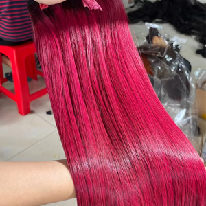 La mejor Peluca de cabello vietnamita alineada con cutícula de un donante virgen recto de hueso Rubio suave brillante 5X5 extensiones de cabello pelucas sin pegamento - Product Image 1