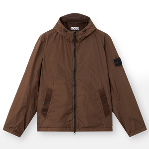 Veste technique urbaine pour homme, coupe-vent, à capuche, personnalisée, en nylon froissé, légère et rembourrée, pour l'extérieur, OEM, marque privée - Product Image 1