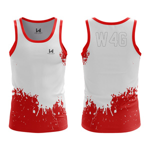 Débardeur formel en maille 100 % polyester pour homme, col rond, écologique, respirant, séchage rapide, pour la gym, l'entraînement sportif et la pratique sportive - Product Image 3