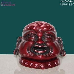 Estatua de Buda Sonriente de Resina al por Mayor |   Figura de Buda Feliz de Feng Shui para la Riqueza y la Suerte |   Ídolo tradicional tallado a mano - Product Image 2