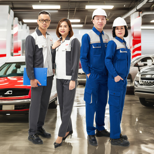 Uniformes de soudage de qualité supérieure vêtements ensemble de combinaisons de travail lavage de voiture construction vêtements de travail site combinaison pantalon cargo FMF usine-BASSE quantité minimale de commande - Product Image 1