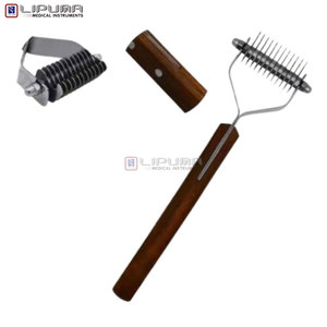 Rastrillo Manual Deslanador de 12 Cuchillas y 7.5 Pulgadas, Peine para Desenredar Pelos de Mascotas, Herramienta de Aseo para Gatos y Animales Felinos, Set de Instrumentos para Control de la Caída de Pelo - Product Image 2