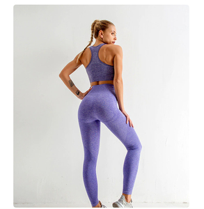 Service OEM, Nouveauté, Dernier design, Ensemble de yoga pour femmes, Ensemble de yoga pour femmes de haute qualité, Ensemble de yoga pour femmes en gros avec logo personnalisé - Product Image 2