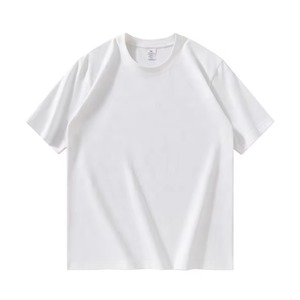 เสื้อยืดคอกลมโอเวอร์ไซส์ผ้าถักเนื้อหนัก 230 กรัม ปี 2025 พร้อมกระเป๋าเสื้อ  โลโก้สั่งทำได้ คุณภาพสูง ผลิตจากผ้าฝ้าย สำหรับผู้ชาย - Product Image 3