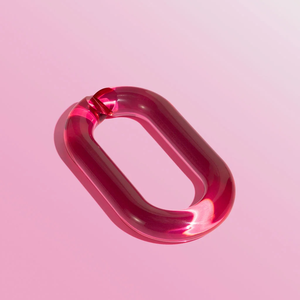 Décoration murale moderne en résine écologique transparente, faite à la main, avec maillons de chaîne incurvés, finition mate, colorée, grande taille, pour Diwali et anniversaires - Product Image 4