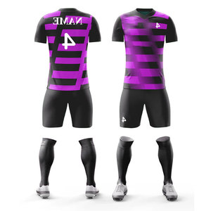 All Season Football Uniform Breathable Lightweight Summer Sets Adult Suit Manufacturer Rugby Uniform Latest Design Soccer Set - Product Image 4