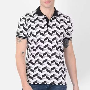 Polo homme sublimation à prix abordable, respirant, sur mesure, très tendance, confortable, vêtements de sport pour hommes - Product Image 1